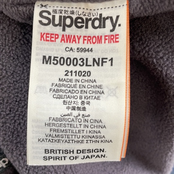 SuperDryJPN men’s weather-proof jacket. The wind attacker. Green. M - Picture 5 of 6